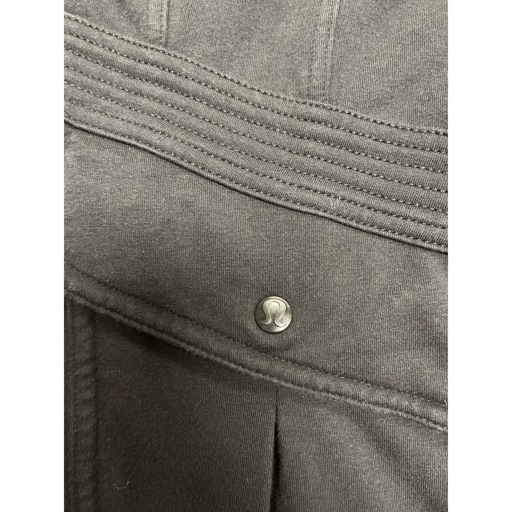 Lululemon Black "It's Happening" Moto Utility Jacket - Size 12 women's - Picture 5 of 8